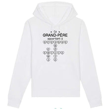 Charger l'image dans la galerie, Enfants Mots croisés, T-shirt personnalisé grand-père grand-mère, ce grand-père appartient à, fête des pères