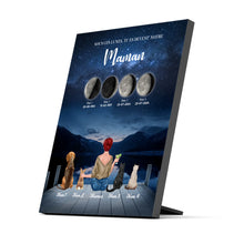 Charger l'image dans la galerie, Phase de Lune Poster personnalisé, Fête des Mères, TU ES DEVENU NOTRE Maman Chiens, Chats, Lapins