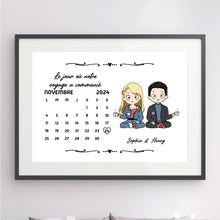 Charger l'image dans la galerie, Calendrier Bloc Acrylique personnalisé, Saint-Valentin Cadeaux pour couple, Famille, Le jour où notre voyage a commencé