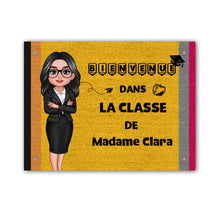 Charger l'image dans la galerie, Enseignante Crayon Bienvenue dans la classe Tapis personnalisé, Paillasson Cadeaux pour la fête des enseignants