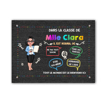 Charger l'image dans la galerie, Enseignante Plaque De Porte personnalisée, fête des enseignants, Dans la classe des enseignants Tout le monde est bienvenu ici
