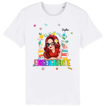Charger l'image dans la galerie, Enseignante T-shirt personnalisée, Cadeaux pour la fête des enseignants, L'été des enseignants