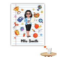 Charger l'image dans la galerie, Enseignante Carnet de notes personnalisée, Cadeaux pour la fête des enseignants, Cadeau de rentrée, Enseignants École Choses