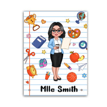 Charger l'image dans la galerie, Enseignante Carnet de notes personnalisée, Cadeaux pour la fête des enseignants, Cadeau de rentrée, Enseignants École Choses
