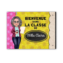 Charger l'image dans la galerie, Enseignante Crayon Bienvenue Dans La Classe Tapis personnalisé, Paillasson Cadeaux pour la fête des enseignants