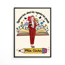 Charger l'image dans la galerie, Enseignante Carnet de notes personnalisée, Cadeaux pour la fête des enseignants, Enseignez-leur, aimez-les, regardez-les grandir