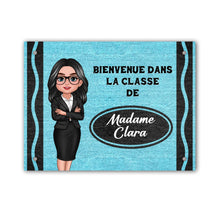 Charger l'image dans la galerie, Enseignante Crayon Tapis personnalisée, Paillasson Cadeaux pour la fête des enseignants, Bienvenue dans la classe
