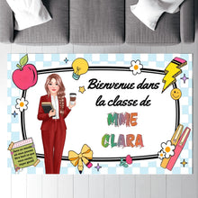 Charger l'image dans la galerie, Enseignante Bienvenue Dans La Classe Plaque De Porte En Métal personnalisé, Cadeaux pour la fête des enseignants