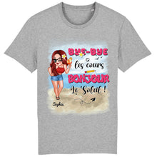 Charger l'image dans la galerie, Professeure Sweat-shirt personnalisée, Cadeaux pour la fête des enseignants, Bye-bye les cours, bonjour le soleil !