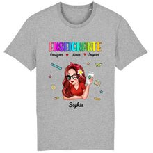 Charger l'image dans la galerie, Enseignante Sac fourre-tout personnalisée, Tote bag Cadeaux pour la fête des enseignants, Enseigner Aimer Inspirer l'été