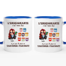 Charger l'image dans la galerie, Enseignante Sac fourre-tout personnalisée, Tote bag Cadeaux pour la fête des enseignants, L’enseignement c’est mon truc