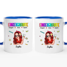 Charger l'image dans la galerie, Enseignante Sac fourre-tout personnalisée, Tote bag Cadeaux pour la fête des enseignants, Enseigner Aimer Inspirer l'été