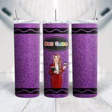 Charger l'image dans la galerie, Professeure Crayon gobelet isotherme slim personnalisée Nom, Mug voyage Cadeaux pour la fête des enseignante