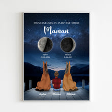 Charger l'image dans la galerie, Phase de Lune Gobelet personnalisé, Tumbler Pour Fête des Mères, TU ES DEVENU NOTRE Maman Chevaux