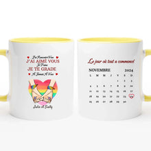 Charger l'image dans la galerie, Tasse de voyage personnalisé, Gobelet Saint-Valentin Cadeaux pour couple, LGBT, Couple main dans la main