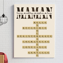 Charger l'image dans la galerie, Mots croisé Gobelet personnalisée, cadeau pour Famille, maman, fête des mères, anniversaire, pourquoi nous t'aimons