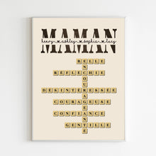 Charger l'image dans la galerie, Mots croisé Gobelet personnalisée, cadeau pour Famille, maman, fête des mères, anniversaire, pourquoi nous t'aimons