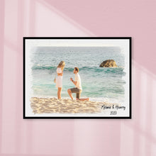 Charger l'image dans la galerie, Photo couple Gobelet personnalisée, Tumbler cadeau de fiançailles, cadeau d'anniversaire pour lui, elle