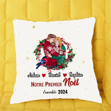 Charger l'image dans la galerie, Couple Ornements personnalisés, cadeau pour Couple. Femme, mari, petite amie, petit ami, notre premier Noël ensemble