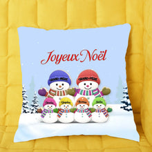 Charger l'image dans la galerie, Bonhomme de neige Noms d'enfants Personnalisés Ornements, Décoration de Noël Cadeaux Pour Grand-mère, grand-père