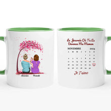 Charger l'image dans la galerie, Date d'anniversaire Porte-clés rectangulaire personnalisé, Fête des mères Cadeaux, La Journée Où Tu Es Devenue Ma Maman
