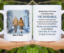 Charger l'image dans la galerie, Porte-clés acrylique coeur personnalisé À ma Femme, Mon Mari, Cadeaux pour vieux couple