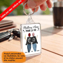 Charger l'image dans la galerie, Jusqu'à 3 filles, Porte-clés acrylique personnalisé meilleure amie, femme meilleures amies, Meilleurs amis pour la vie