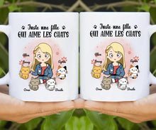 Charger l'image dans la galerie, Porte-clés acrylique Personnalisé pour Amoureux des Chats - Jusqu'à 12 Chats, Maman Chat