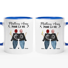 Charger l'image dans la galerie, Jusqu'à 3 filles, Porte-clés acrylique personnalisé meilleure amie, femme meilleures amies, Meilleurs amis pour la vie