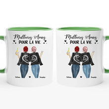 Charger l'image dans la galerie, Jusqu'à 3 filles, Porte-clés acrylique personnalisé meilleure amie, femme meilleures amies, Meilleurs amis pour la vie