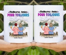 Charger l'image dans la galerie, Jusqu'à 5 filles, Porte-clés acrylique personnalisé meilleure amie, femme meilleures amies, sœurs de cœur