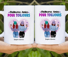 Charger l'image dans la galerie, Jusqu'à 5 filles, Porte-clés acrylique personnalisé meilleure amie, femme meilleures amies