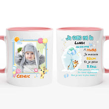 Charger l'image dans la galerie, Porte-clés acrylique personnalisée pour bébé, pour bébé avec photo, cadeau pour bébé