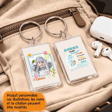 Charger l'image dans la galerie, Porte-clés acrylique personnalisée pour bébé, pour bébé avec photo, cadeau pour bébé