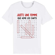 Charger l'image dans la galerie, Jusqu'à 9 chats, mots mêlés mug personnalisé chat, Tasse Juste une fille/femme qui aime les chats