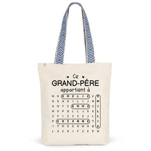 Charger l'image dans la galerie, Mots mêlés petits-enfants noms, T-shirt personnalisé grand-père grand-mère, ce grand-mère appartient à, fête des mères