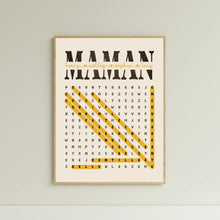 Charger l'image dans la galerie, Mots mêlés Plaid personnalisée, Couverture cadeau pour maman, fête des mères, anniversaire, pourquoi nous t'aimons