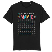 Charger l'image dans la galerie, Mots mêlés T-shirt personnalisé noms, cadeau grand-mère Maman mamie, Bénie d'être appelée