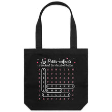 Charger l'image dans la galerie, Mots mêlés T-shirt personnalisé noms, cadeau grand-père grand-mère, Les petits-enfants rendent la vie plus belle