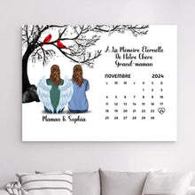 Charger l'image dans la galerie, Calendrier Bloc acrylique personnalisée Mémorial Sympathie Cadeau, commémorer le décès d'un père, mère, grand-père, grand-mère