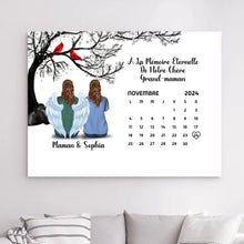 Charger l'image dans la galerie, Calendrier Bloc acrylique personnalisée Mémorial Sympathie Cadeau, commémorer le décès d'un père, mère, grand-père, grand-mère