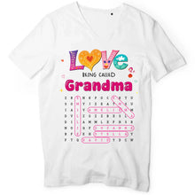 Charger l'image dans la galerie, Mots mêlés personnalisés Sac fourre-tout noms, Tote bag cadeau grand-mère, Maman, mamie, J’aime être appelée Mamie