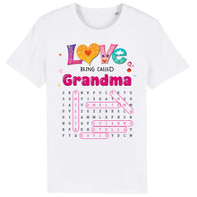Charger l'image dans la galerie, Mots mêlés personnalisés Sac fourre-tout noms, Tote bag cadeau grand-mère, Maman, mamie, J’aime être appelée Mamie