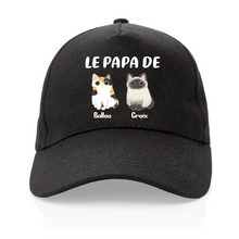 Charger l'image dans la galerie, Jusqu'à 4 chats, Casquette camionneur personnalisée maman de chat, cadeau pour femme, fête des mères, fille qui aime les chats
