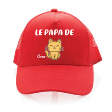 Charger l'image dans la galerie, Jusqu'à 4 chats, Casquette personnalisée papa, maman de chat, cadeau pour homme, femme, de fête des pères, fête des mères , le papa de