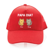 Charger l'image dans la galerie, Jusqu'à 4 chats, Casquette personnalisée maman de chat, cadeau pour de fête des mères, une femme simple