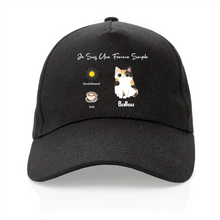 Charger l'image dans la galerie, Jusqu'à 4 chats, Casquette personnalisée maman de chat, cadeau pour de fête des mères, une femme simple