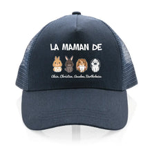 Charger l'image dans la galerie, Jusqu'à 4 lapins, Casquette personnalisée papa, maman de lapin, cadeau pour de fête des pères, fête des mères, la maman de