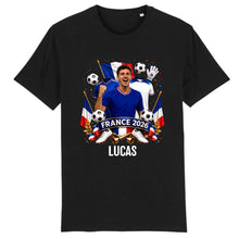 Charger l'image dans la galerie, Football T-Shirt personnalisés nom et photo, cadeau pour femme, homme, amateurs de football, world football cup 2026