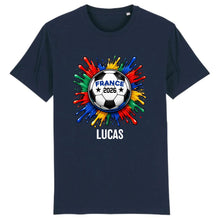 Charger l'image dans la galerie, Football 2026 T-Shirt personnalisés nom et photo, cadeau pour femme, homme, amateurs de football, world football cup